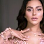Nusraat Faria Instagram - My desi Babie look 💗 For @mujibthefilm Premier.. releasing all over today in Bangladesh.. @zahidkhanbridalmakeover @nabila.boutiques