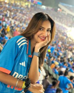 Nusrat Jahan Instagram - #worldcup #worldcup2023 #indiavssouthafrica #edengardens