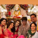 Pakhi Hegde Instagram - Beautiful darshan❤️🥰 @haanaahh_aakbar #gapatibappamorya Thanku for having me over 😘❤️ Styled by : @tiara_gal @akansha.27 Assisted by : @stylebypriyankaa Outfit - @arpitasulakshana @stylebyriyajn