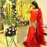 Pakhi Hegde Instagram - ❤️ This beautiful colour I just loved this Ganpati…😍 . . . #festivewear #pakkhi #pakkhihegde #pakhi #pakhihegde Styled by : @tiara_gal @akansha.27 Assisted by : @stylebypriyankaa Outfit - @arpitasulakshana @stylebyriyajn