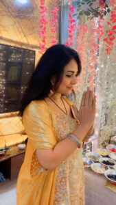 Pakhi Hegde Instagram - Ganpati Bappa Morya 🙏