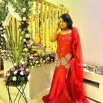 Pakhi Hegde Instagram - ❤️ This beautiful colour I just loved this Ganpati…😍 . . . #festivewear #pakkhi #pakkhihegde #pakhi #pakhihegde Styled by : @tiara_gal @akansha.27 Assisted by : @stylebypriyankaa Outfit - @arpitasulakshana @stylebyriyajn
