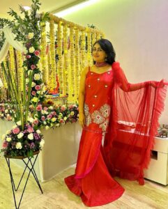 Pakhi Hegde Instagram - ❤️

This beautiful colour I just loved this Ganpati…😍
.
.
.
#festivewear #pakkhi #pakkhihegde #pakhi #pakhihegde 

Styled by : @tiara_gal @akansha.27 
Assisted by : @stylebypriyankaa
Outfit - @arpitasulakshana
@stylebyriyajn