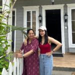 Palak Sindhwani Instagram - Every month, I try to go for a staycation with my family, Spend some time with them with nature, Rejuvenate, And This time @stayscapeofficial made it possible on a very short notice, They hosted us with so much love, From ambience to food, Everything was just perfect, Thank You so much, My mom dad had a blast!! ❤️ PS - Vlog is out on my channel, Link is in the bio! ✨ . . #postoftheday #staycation #nature #familytime #instamood #vacation #travel #explore #palaksindhwani