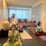Palak Sindhwani Instagram - 3 days in Sahaj Samadhi..Indeed, deep spiritual bliss..✨ Thank you Gurudev for walking with me through this journey we call Life! ❤️ @srisriravishankar Thank you @shwetavyas1305 my angel for inspiring all of us to live with harmony and joy. 🧚🏻‍♀️ I’m so glad that I decided to do something which makes my soul happy, We do a lot of things for our body, for others, but Please take some time out to do things which makes your soul happy, Listen to that little voice in you and rest leave it upto him, He’ll lead you in the right direction! 💫 . . #artofliving #jaigurudev #peacewithin #bliss #meditation #blessed #grateful #palaksindhwani