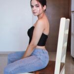 Palak Sindhwani Instagram - Closer..🖤🥀 . . Wearing - @urbanic_in HMU - @ayeshamakeovers_ Clicked by - @ketangadkar . . #mood #portraits #closer #palaksindhwani