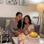 Palak Sindhwani Instagram - **Joy of little things in life** It was my mom’s 55th birthday last night and obviously I wanted to do something grand for her, so we decided for a lavish dinner and stuff but I packed up really late, So had to cancel all those plans and just before her birthday was about to get over, I got home with her favourite ice cream cake which I bought on the way, and I asked her to not come out of the room till the time I call her, so that I can light some candles and make sure that at least we maintain the Birthday vibe, last minute @virtiimehta showed up, and it was not the Birthday I wanted for her but looking at her smile, I forgot all my stress, exertion, frustration of not making it on time. ❤️ Our Parents expect so little from us, They just want us to be happy and even if we put small efforts, it would mean the world to them! Happy Birthday Maa, Love you and I can’t imagine my life without you! 🥳😘 . . #reeloftheday #mombirthday #birthdayreels #birthday #trendingreels #palaksindhwani #littlethings #blessed