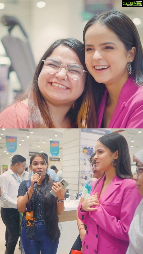 Palak Sindhwani Instagram - Philips Beauty Diva Contest enabled me to host a ‘Come Shop With Me’ with my fans at the Croma Retail in Mumbai.😌 The experience was amazing as not only I got my hands on my favourite Philips beauty products but I also got a chance to share my hairstyling routine with my favourite Philips Beauty products with my fans! 😍 Are you too looking to shop for your favourite Philips Beauty Products? Then, Go shop at your nearest Croma retail store. ❤️ @philipsindia #ad #storevisit #philips #philipsindia #croma #meetandgreet #PhilipsHairStraightener #PhilipsHairStraighteningBrush #collab #explore