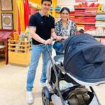 Pankhuri Awasthy Rode Instagram - Radhya and Raditya out for their first Diwali shopping with Mommy and Daddy ❤️💛❤️💛❤️ Mumbai, Maharashtra