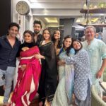 Parull Chaudhry Instagram - #aboutlastnight Diwali celebration begins Thank you @shreya_nehal @vinitps for such a fun & crazy evening ❤️ You both are lovely hosts 🤗 Baaki sab so beautiful so elegant just looking like a wow 😂❤️ Don’t miss the last slide Mumbai - मुंबई