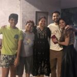 Parvathy Omanakuttan Instagram - There are friends, there is family; and there are those friends who become more than family 💖😇 My Darlings @raghavjuyal @ishanbhandarii it felt like time just skipped , hopped and then came to a stop. You guys are the same at heart yet have done me sooooo proud in your life and work 😇😇😇😇 😇 Thank you for being the way you are …. We gotta meet super soon and laugh like crazy again. Your Jiji Loves you 😘 #jijikesaale #friendslikefamily #laugh