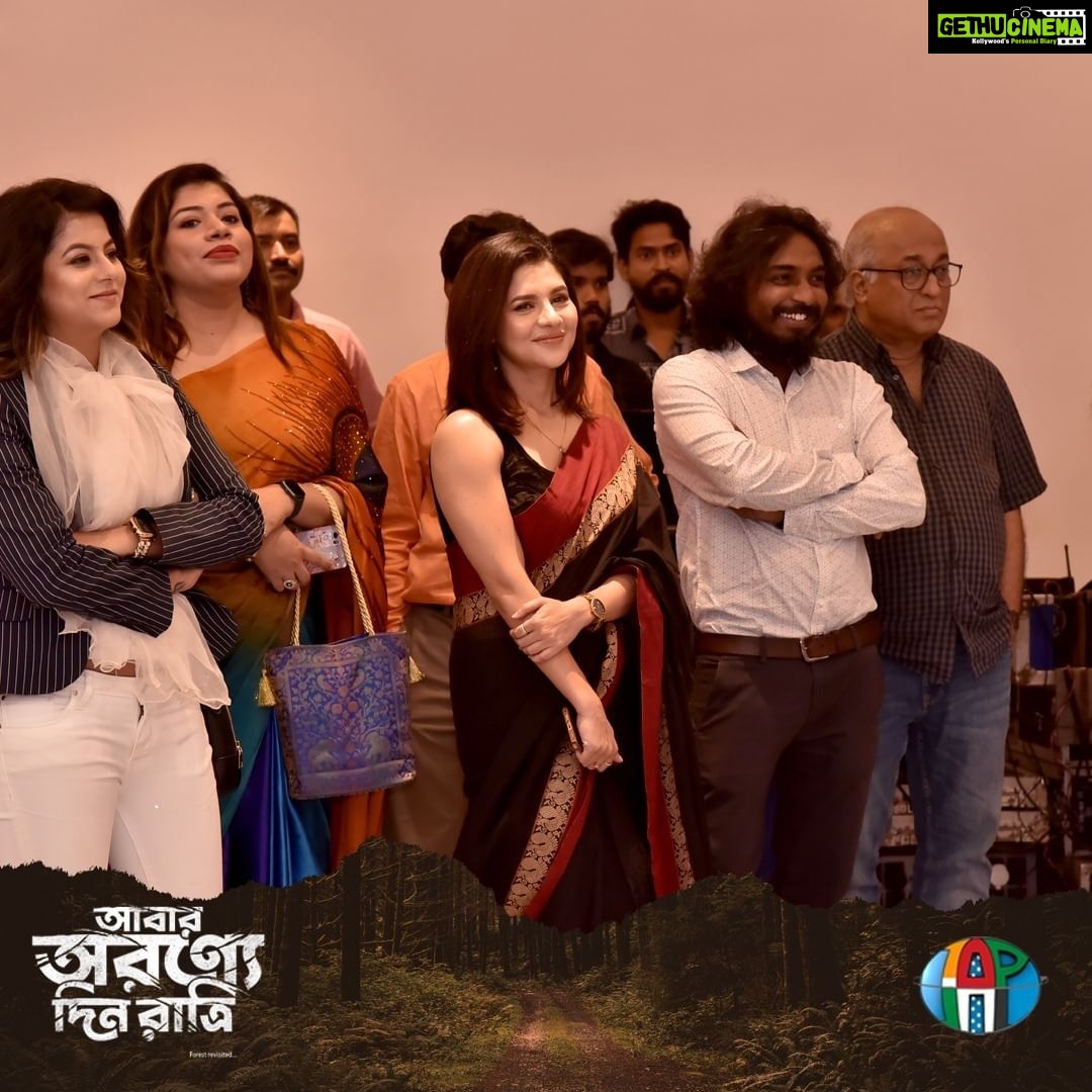Payel Sarkar Instagram - Glimpses from the Teaser launch Of my next #AbarAwronneDinRatri
