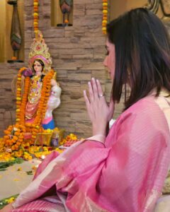 Payel Sarkar Instagram - লক্ষ্মীপুজো 🙏
.
#lokkhipujo