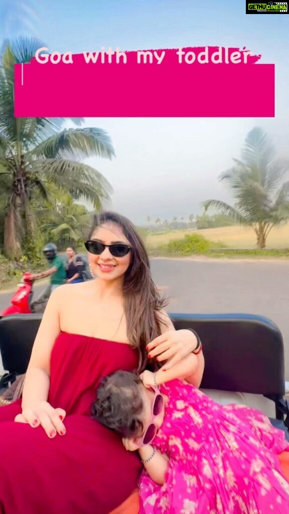 Pooja Banerjee Instagram - And we didn’t even touch the beach…. #GoaDiaries #Goa #Vacay #BabyGirl #LiveToday #Mamma’sGirl #BabyPoo #SanaSSejwaal #PoojaBanerjii #VacayWithBabay