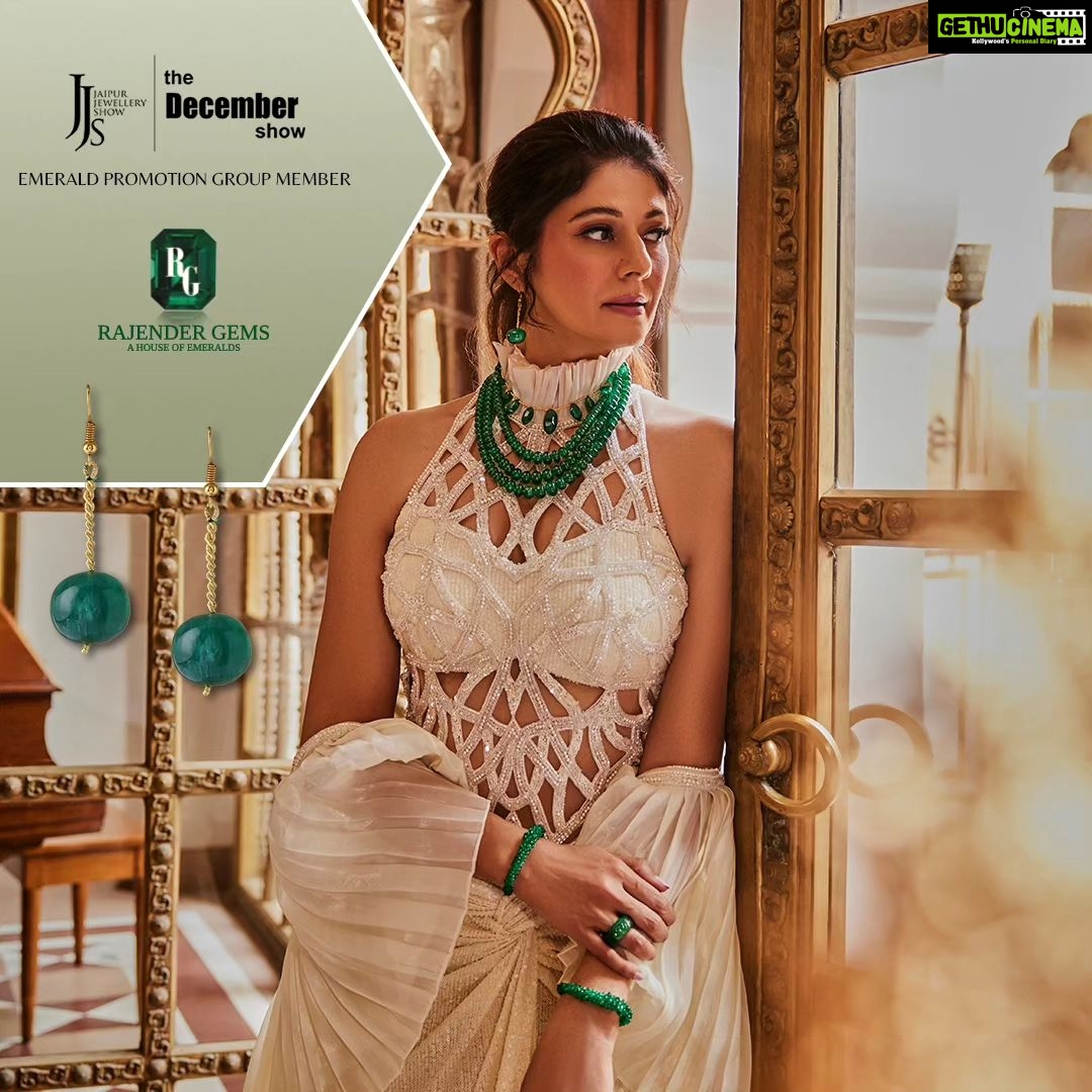 Pooja Batra Instagram - Rajender Gems, a pioneering force in emeralds for over 25 years, is where excellence meets legacy, crafting timeless beauty in every emerald. JJS welcomes Rajender Gems to the prestigious Emerald Group Promotion. Nestled in Jaipur, India's heritage city, Rajendra Gems boasts a 25-year legacy as a distinguished emerald manufacturing company specializing in fine emeralds. With one of the industry's most extensive inventories, offering a diverse collection of emerald cuts, carvings, fancy shapes, beads, and meticulously calibrated styles and sizes. Save the Date for the December Show! December 22 to 25, 2023 JECC Sitapura, Jaipur #JaipurJewelleryShow #TheDecemberShow #JJS #JJS2023 #JewelleryPromotionGroup #Emeralds #JadauJewellery #BridalJewellery #RajenderGems @poojabatra @rajender_gems