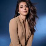 Pooja Hegde Instagram - Our take on the classic suit gown. Classy, elegant, timeless and sexyyy 😉 From an intention and idea to @antithesis.in and @tanghavri bringing it to life for me 😘❤️ #couturedreams