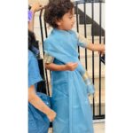 Pooja Kumar Instagram - #happydaughterday to my lovely little lady. I can’t believe you are my little girl and I’m still in awe that you are part of my life. You have brought so much joy and togetherness in our family that I have no words to thank you for. You are wearing the same sari that my mom made for me when I was 4 years old and I know your Nani (mom) is looking down on us with a big smile and lots of blessings. Love you my little lady and will do everything with all my heart to make you into the human being you want to be. #daughter #motherhood #momlife #america #india #tamil #telugu