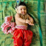 Pooja Ramachandran Instagram - Happy Janmashtami/Krishna Jayanthi to everyone. May Lord Krishna bless you all with an abundance of happiness, peace, prosperity and love. #janmashtami #janmashtami2023 #krishnajanmashtami #krishnajayanthi #krishnajayanthi2023❤️💫 #kiaankokken #indianbaby #babyboy #babygram Chennai,Tamilnadu