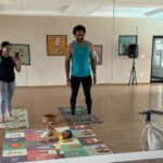 Pooja Ramachandran Instagram - About today! The mind may forget but the muscle always remembers! I feel soooo good when I do yoga. It’s really my favourite.. but getting my strength and endurance back with strength and functional and cardio training first. Also it helps me shed faster. Now our yoga sessions have a tiny member and it’s not soon before he will be joining us 🤪 Yoga mat and accessories from my favourite @kosha_yoga_co #3monthspp #musclememory #yogalove #yogalove #yogapractice #yogasehoga