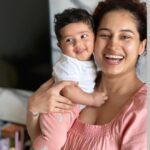 Pooja Ramachandran Instagram - We made a wish and you came true. All of god’s grace in one tiny face. 📸 @highonkokken #twinningiswinning #twinning #twinningwithmommy #kiaankokken