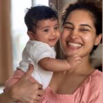 Pooja Ramachandran Instagram - We made a wish and you came true. All of god’s grace in one tiny face. 📸 @highonkokken #twinningiswinning #twinning #twinningwithmommy #kiaankokken