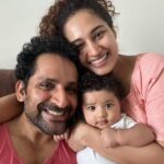 Pooja Ramachandran Instagram - Friendship is the root of our relationship. Before everything else we are friends first and it will always be that way. Now we’ve added one more little human to our tiny circle! Here’s to the many beautiful memories we will make together! Thank you to all our Instagram friends who give us so much love. Happy Friendship Day from us to you! #happyfriendshipday #friendshipday2023 #friendsforlife #kiaanandjojo