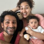 Pooja Ramachandran Instagram - Friendship is the root of our relationship. Before everything else we are friends first and it will always be that way. Now we’ve added one more little human to our tiny circle! Here’s to the many beautiful memories we will make together! Thank you to all our Instagram friends who give us so much love. Happy Friendship Day from us to you! #happyfriendshipday #friendshipday2023 #friendsforlife #kiaanandjojo