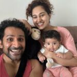 Pooja Ramachandran Instagram - Friendship is the root of our relationship. Before everything else we are friends first and it will always be that way. Now we’ve added one more little human to our tiny circle! Here’s to the many beautiful memories we will make together! Thank you to all our Instagram friends who give us so much love. Happy Friendship Day from us to you! #happyfriendshipday #friendshipday2023 #friendsforlife #kiaanandjojo