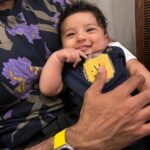 Pooja Ramachandran Instagram - Our first pizza date lunch with @kiaankokken The day is not far away when Kiaan starts eating our favourite with us sooooon!! Kiaan’s first mall visit. :) #lafamilia #familytime #pizzalovers #lovemyfamily #treatday #sourdoughpizzas #kiaankokken #babysdayout