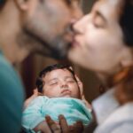 Pooja Ramachandran Instagram – Our love story is just beginning ♥️

Shot by @srinivasreddy_photography 

#newparents #ourbabyboy #baby2023 #kiaankokken #2became3 #babyphotography #babyboy #introducingourpreciousmiracle #loveandlight Hyderabad