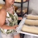 Pooja Ramachandran Instagram - Doing something for the first time. Made croissants and sourdough bread! Found a small and sweet lil bakery in Nusa Lembognan called NASYA that makes fresh breads everyday. Asked them if we could try making some too and he happily agreed! @komangsuwardiyasa and his wife were the nicest Balinese people we met! Thank you for this experience Komang and Nyoman ♥️ #bakingbreads #baking #bakeryaroma #bakery #lifeskill #bali #nusalembongan #balilife #beachlife #beachvibes #loveforfood Nusa Lembongan Island, Bali