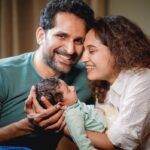 Pooja Ramachandran Instagram - Our love story is just beginning ♥️ Shot by @srinivasreddy_photography #newparents #ourbabyboy #baby2023 #kiaankokken #2became3 #babyphotography #babyboy #introducingourpreciousmiracle #loveandlight Hyderabad