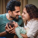 Pooja Ramachandran Instagram - Our love story is just beginning ♥️ Shot by @srinivasreddy_photography #newparents #ourbabyboy #baby2023 #kiaankokken #2became3 #babyphotography #babyboy #introducingourpreciousmiracle #loveandlight Hyderabad