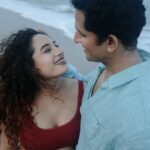 Pooja Ramachandran Instagram - So excited to meet our little one who is half me and half you 💗. Photography @zerogravityphotography MUA @mua_vijisharath PR @uthrauv #beachlovers #vitaminsea #oceanlovers #beachphotography #maternityshoot Sheraton Grand Chennai Resort & Spa