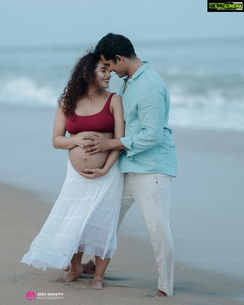 Pooja Ramachandran Instagram - And just like that 9 months have passed. And I’ve made the best memories and lived these 9 months looking forward as always to a world so new! Keeping every frame as a memory that I will cherish forever! Shot by @zerogravityphotography MUA @mua_vijisharath PR @uthrauv #maternityshoot #maternityphotography #maternityfashion #pregnancyphotoshoot #pregnancydiary #pregnancyjourney #lifeinsideofme #mybaby #blessedandgrateful #homestretch #indianpregnantmom #pregnantbelly #beachside #beachgirl Sheraton Grand Chennai Resort & Spa