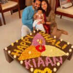 Pooja Ramachandran Instagram - Happy Diwali from our family to yours. May your homes be filled with light, love and warmth. Wishing each of you a joyous day. ✨✨✨✨♥️ #kiaankokken #firstdiwali #diwali2023