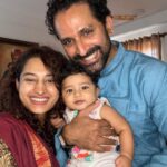 Pooja Ramachandran Instagram - Happy Diwali from our family to yours. May your homes be filled with light, love and warmth. Wishing each of you a joyous day. ✨✨✨✨♥️ #kiaankokken #firstdiwali #diwali2023