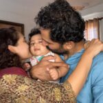 Pooja Ramachandran Instagram - Happy Diwali from our family to yours. May your homes be filled with light, love and warmth. Wishing each of you a joyous day. ✨✨✨✨♥️ #kiaankokken #firstdiwali #diwali2023