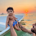 Pooja Ramachandran Instagram - Capturing moments and leaving only footprints.. ☀️🌊🏖️💕♾️ #family #familyvacation #beachholidays #beachlife #islandlife #kiaankokken #seasandsun #lovelife Bali, Indonesia