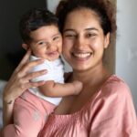 Pooja Ramachandran Instagram - We made a wish and you came true. All of god’s grace in one tiny face. 📸 @highonkokken #twinningiswinning #twinning #twinningwithmommy #kiaankokken