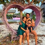Pooja Ramachandran Instagram - Our greatest treasure and happiness. #lafamilia #family #familytime #together #heart Nusa Lembongan