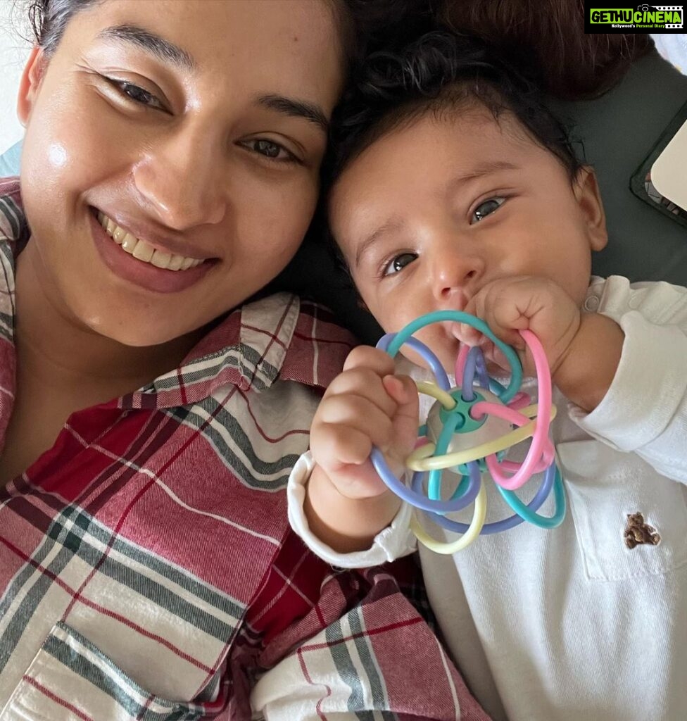 Pooja Ramachandran Instagram - I had decided that when Kiaan is born the first six months will be totally dedicated to take care of him solely. I wanted a solid bond in every way. I wanted him to understand me and me to understand him. I love these days I’m spending with him. Watching him cross small and big milestones and being there for each of them. Looking forward to the most wonderful years of my life with my baby boy! #babyboy #babytaurus #aprilbaby #babygram #babiesofinstagram #babylove #myson #mysonshine #myhome #motherandson #motherlove #cutebabies #infant #milestones #babybear #nofilter #lovensunshine