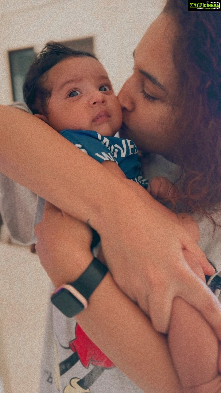 Pooja Ramachandran Instagram - My baby Kiaan turns two months old today! 🥰♥️🥰