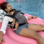 Pooja Ramachandran Instagram – Sundowner at @theflamingobali post the zoo visit.

Loved the vibe of the place . We had such a great time with Kiaan in the pool. And the food was just 😋.

#sundowner #flamingobeachclub #beach #beachlife #goodvibes Flamingo Beach Club Bali