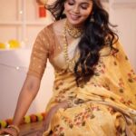 Pooja Sawant Instagram - Rio baby 🐿️ this is for you ♥️ @rioway.findyourway This beautiful saree is from @rioway.findyourway DM to order