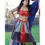 Pooja Sawant Instagram - I am completely in love with colours and festivals 💕 Outfit by @sivaakaa Styled by @styledbyshakti
