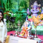 Poonam Dubey Instagram - Ganpati Bappa Morya Mangal murti Morya 🙏🙏 Thank you so much @geetasingh0807 didi @sanjusingh9269 ji for inviting me for darshan and Pooja @hmahanagar.in ❤️ & @hiranandanicha_maharaja TEJSAWINI MAHILA SEVA SANSHTA 🙏🙏🙏🙏🙏 Pawai Hiranandani Supreme City