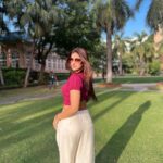 Poonam Dubey Instagram - There's no peace like the peace of an inner courtyard on a sunny day…. 🕉️❤️🧿♾️ . . . . #ootd #sunshine #dayout #with #best #greenery #naturelovers #beautiful #world #poonamdubey #blue #sky ITC Maratha, Mumbai - A Luxury Collection Hotel
