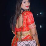Poonam Dubey Instagram - Where are you mr hero 😉❤️ ? . . . . . #indianattire #treding #lookoftheday #redlehenga Dress by @vidyamourya096 #poonamdubey Mumbai, Maharashtra