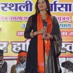 Poonam Dubey Instagram - महारिशि दुर्वसा जी की पुण्य नगरी से कुछ अविस्मरिय चित्र। धन्यवाद विनय राय जी एवं उनके समस्त साथी सहयोगियों को मुझे आमन्त्रित करने के लिए । 🙏 हर हर महादेव 🙏 🙏 जय श्री राम 🙏 आज़मगढ़ टाइम्स